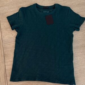 ATM Anthony Thomas Melillo Emerald Forest Green Short Sleeve Tee